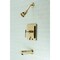 Kingston Brass KB86520CKL Single-Handle Tub and Shower Faucet, Polished Brass KB86520CKL - alternate 5